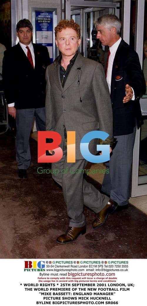 World Premiere of "Mike Bassett: England Manager" Film