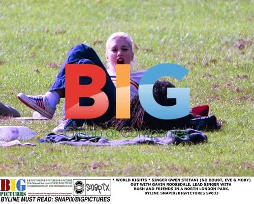 Gwen Stefani and Gavin Rossdale in London Park