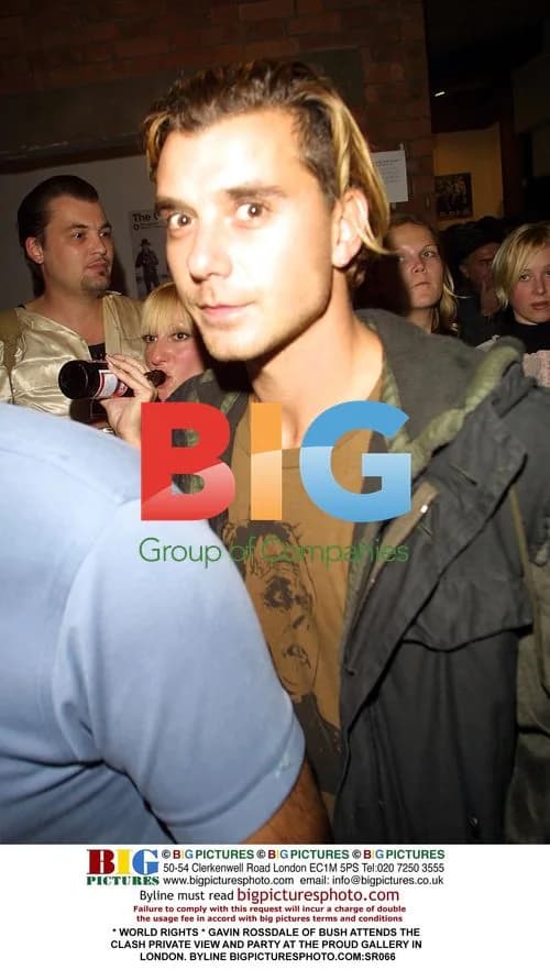 Gavin Rossdale of Bush at Clash Private View in London