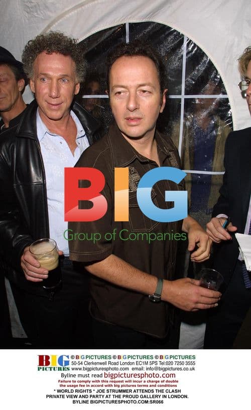 Joe Strummer at The Clash Private View