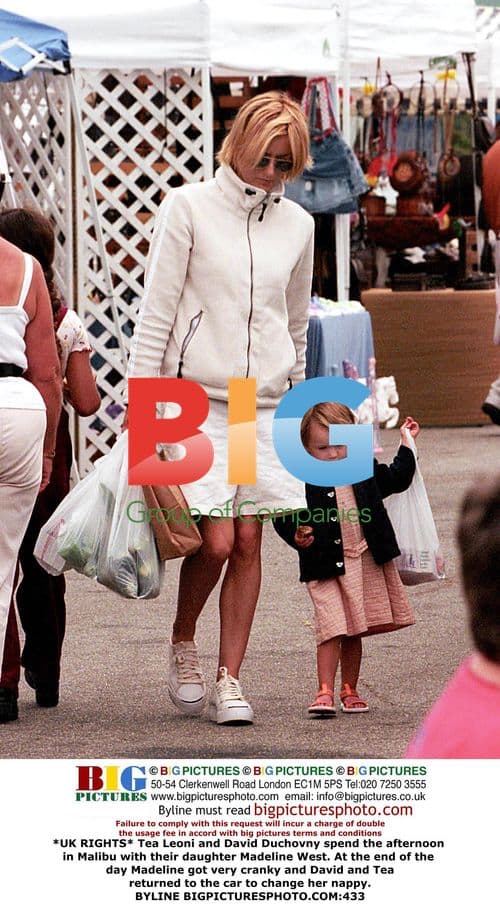 Tea Leoni and David Duchovny with daughter Madeline