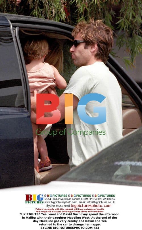 Tea Leoni and David Duchovny with daughter Madeline