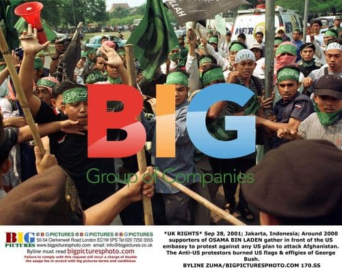 Protest against US attack on Afghanistan