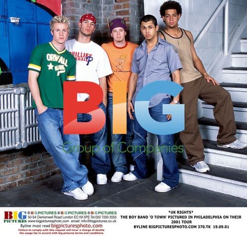 O TOWN Pictured on 2001 Tour