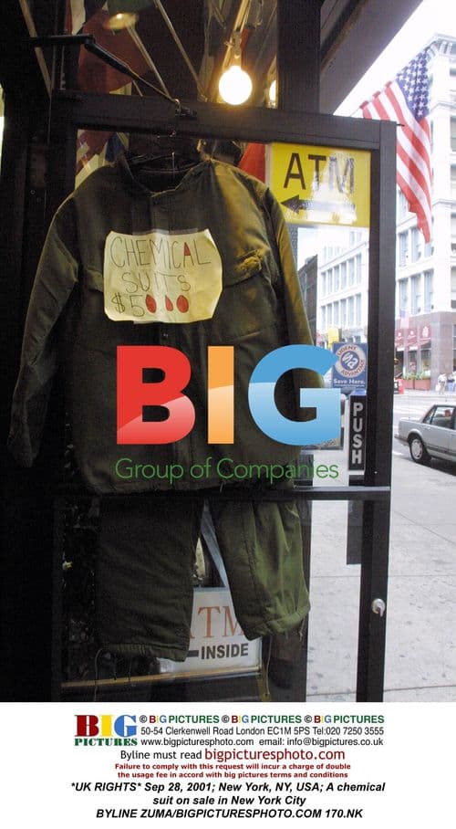 Chemical Suit on Sale in NYC