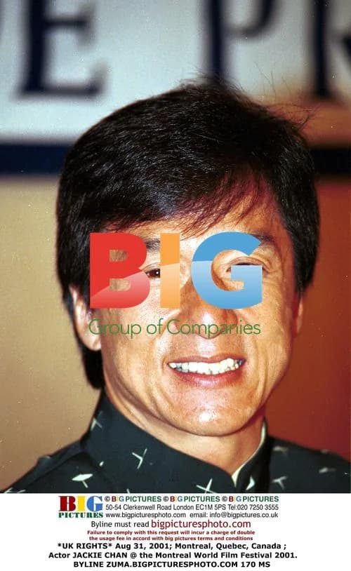 Jackie Chan at Montreal World Film Festival 2001