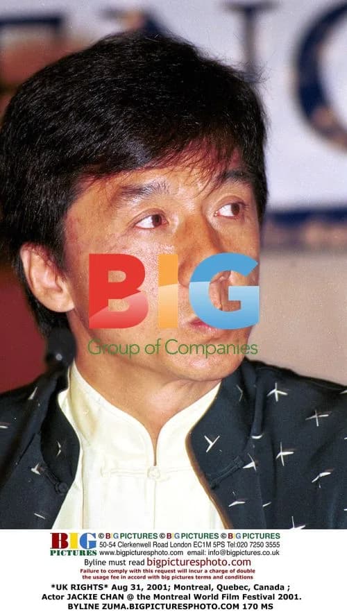 Jackie Chan @ Montreal World Film Festival 2001