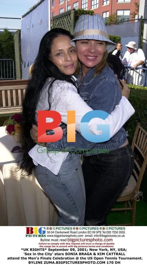Sonia Braga and Kim Cattrall at US Open