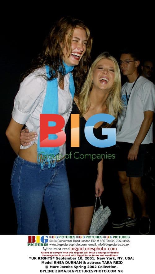 Rhea Durham and Tara Reid at Marc Jacobs Spring 2002