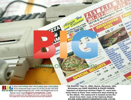 Hijackers Hani Hanjour and Majed Moqed at restaurant