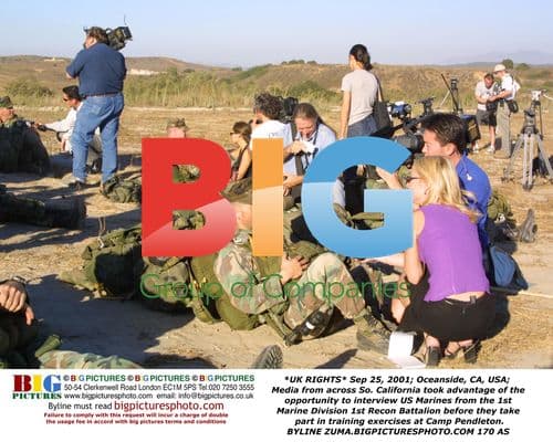 US Marines training at Camp Pendleton