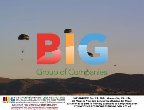 US Marines in Training Exercises at Camp Pendleton