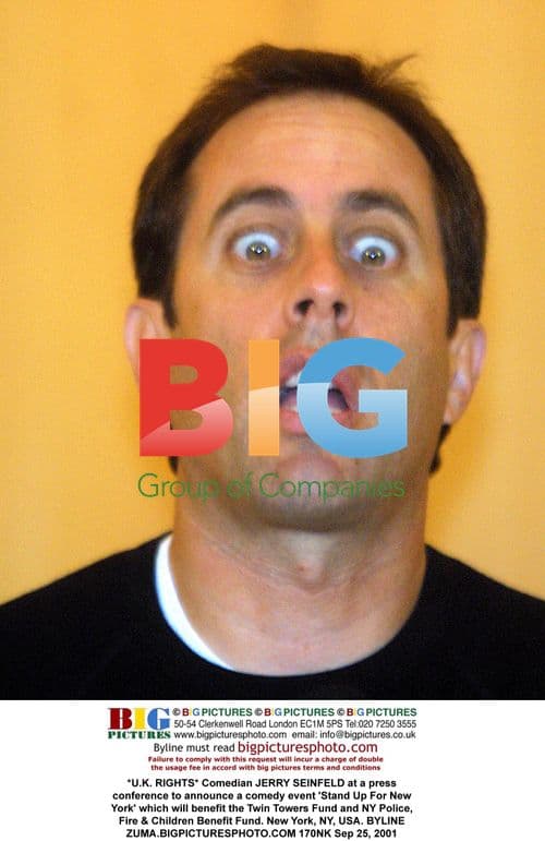 Jerry Seinfeld at Press Conference