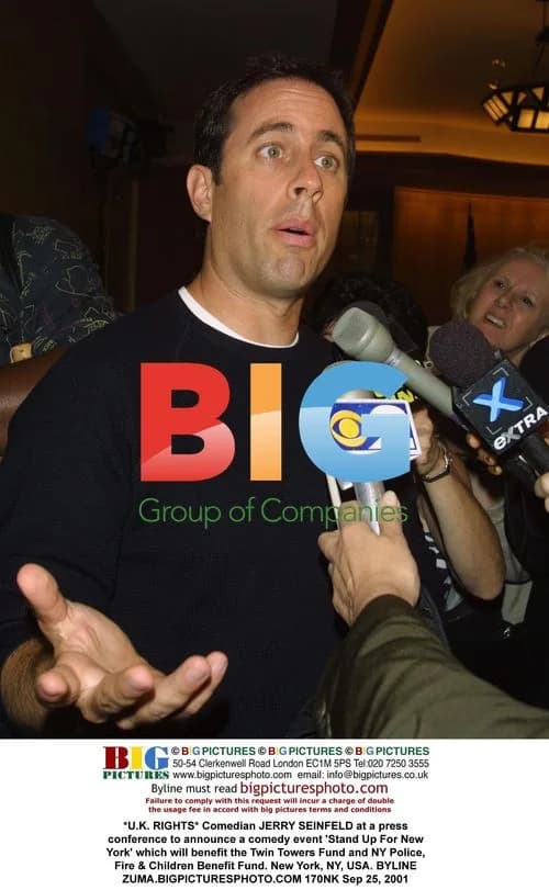 Jerry Seinfeld at press conference