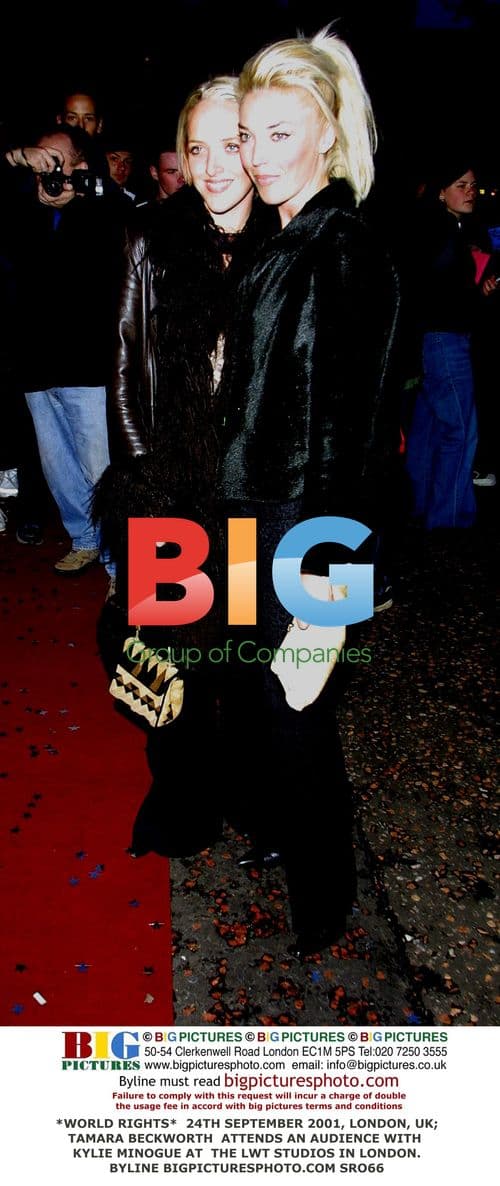 Tamara Beckworth attends Kylie Minogue audience