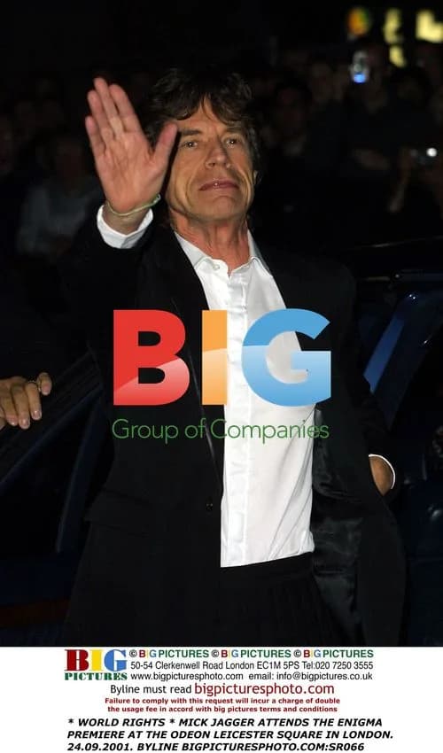 Mick Jagger at Enigma Premiere in London