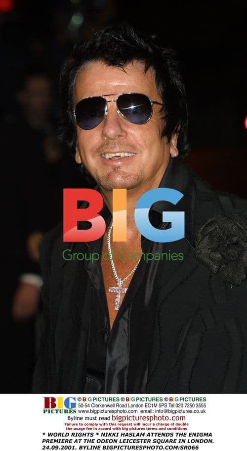 Nikki Haslam Attends "Enigma" Premiere in London