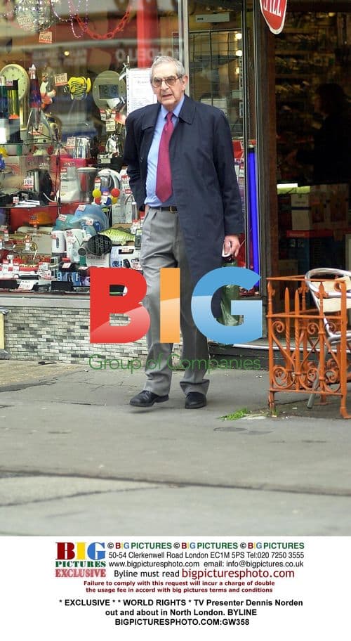 TV Host Dennis Norden in North London