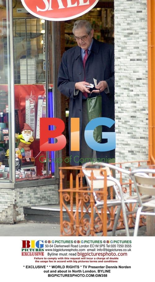 TV Host Dennis Norden Out in London