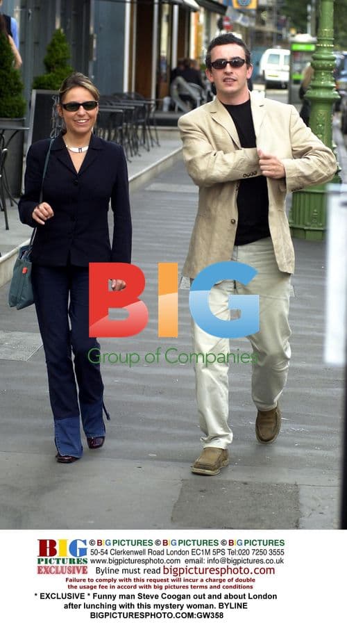 Steve Coogan spotted out in London