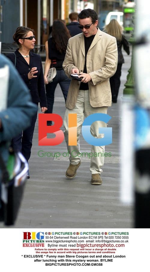 Steve Coogan Spotted in London