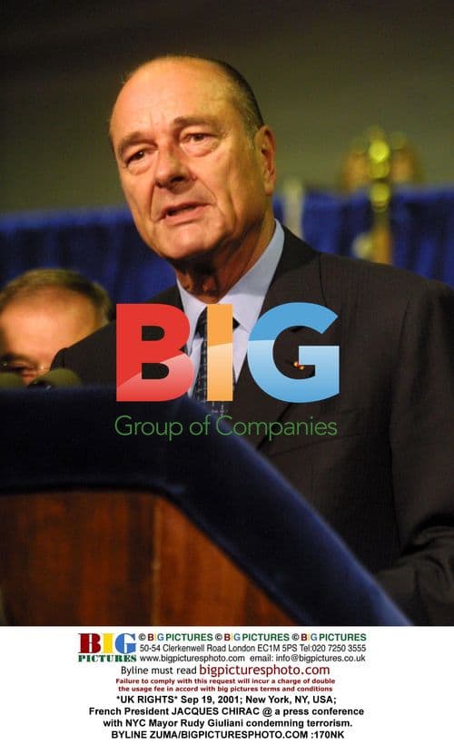 Chirac and Giuliani Condemn Terrorism