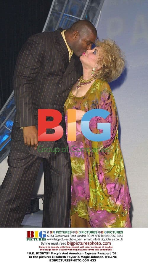 Macy's & AmEx Passport '01 with Elizabeth Taylor & Magic Johnson