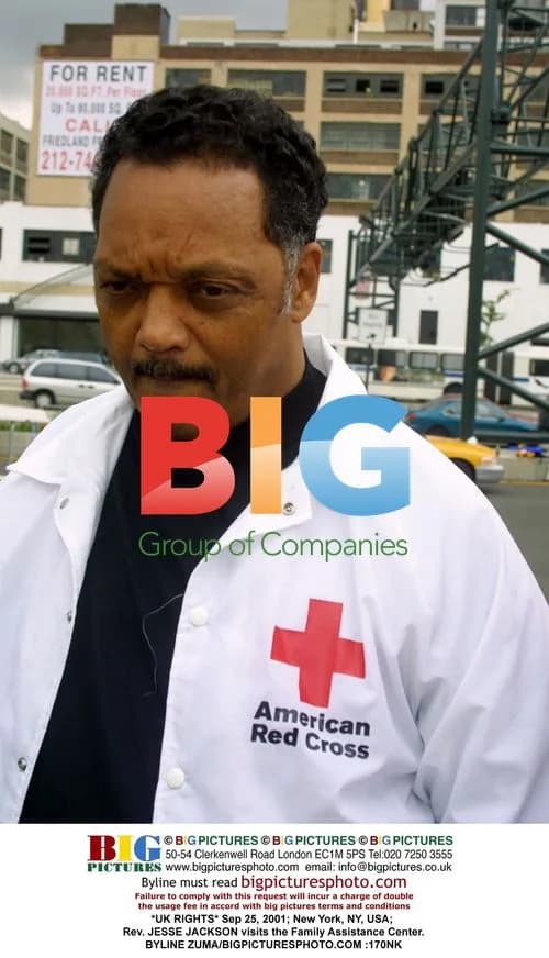 Rev. JESSE JACKSON visits Family Assistance Center