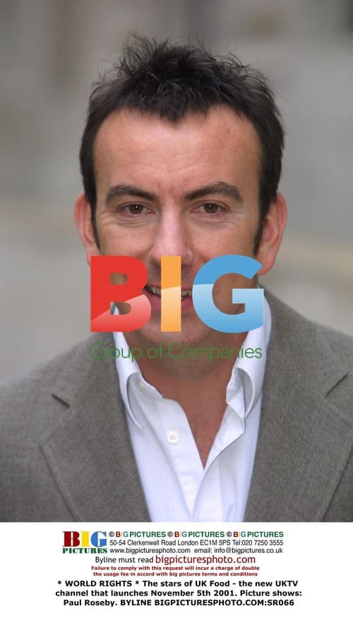 Paul Roseby, star of new UK Food channel