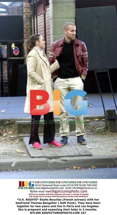 French actress Elodie Bouchez and boyfriend Thomas Bangalter