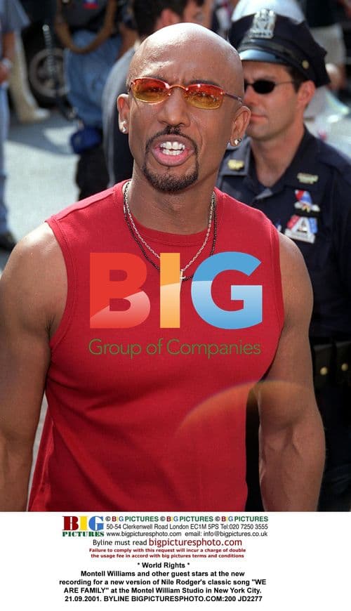 Montell Williams at 'WE ARE FAMILY' recording