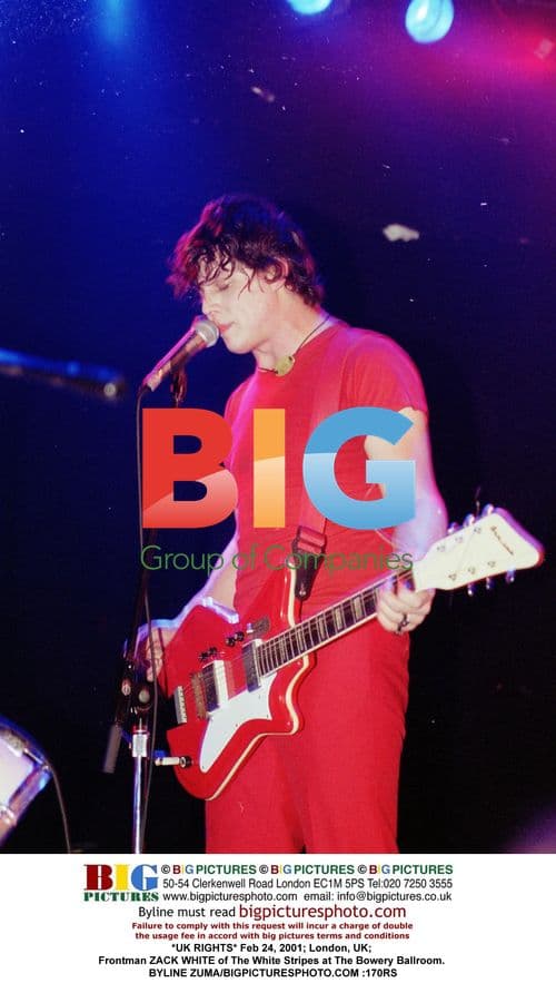 Zack White of The White Stripes at The Bowery Ballroom