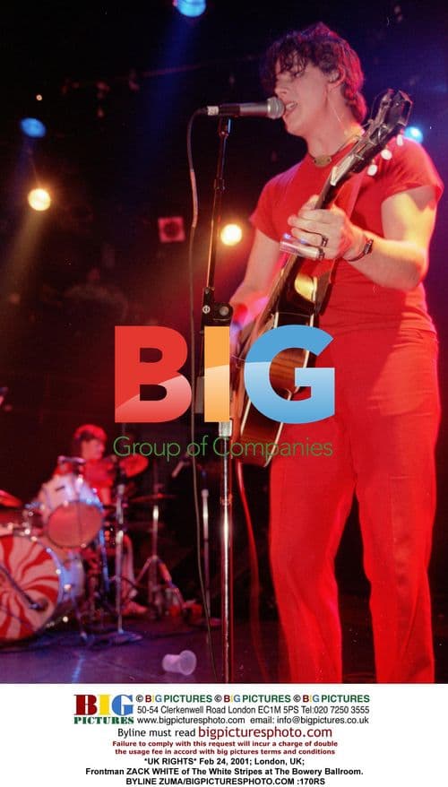 The White Stripes' Zack White at The Bowery Ballroom