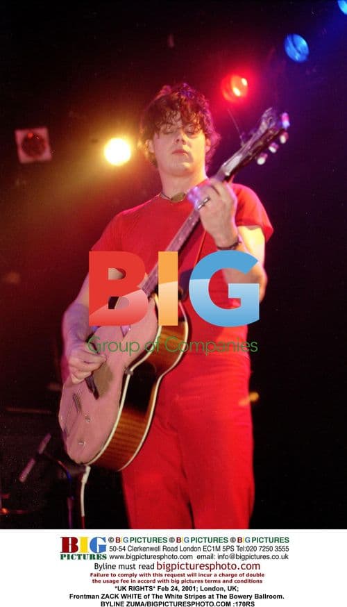 Zack White of The White Stripes at The Bowery Ballroom