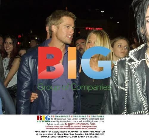 Brad Pitt & Jennifer Aniston at 'Rock Star' Premiere