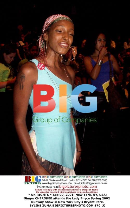 Singer Cherokee at Lady Enyce Fashion Show