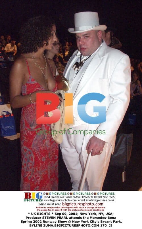 Producer STEVEN PEARL at Mercedes-Benz Spring 2002 Show