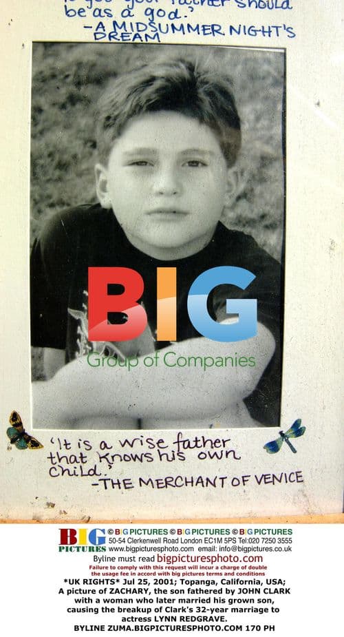 Zachary, son of John Clark and Lynn Redgrave's daughter-in-law