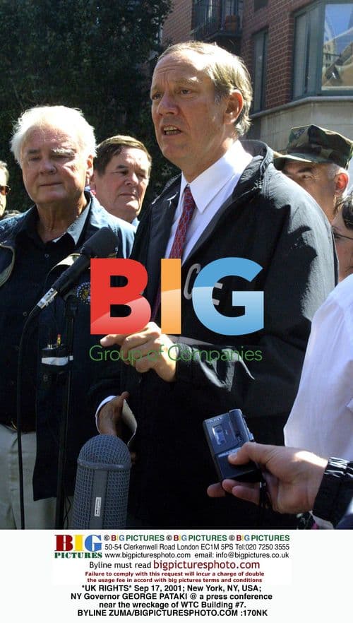 NY Governor at WTC Press Conference