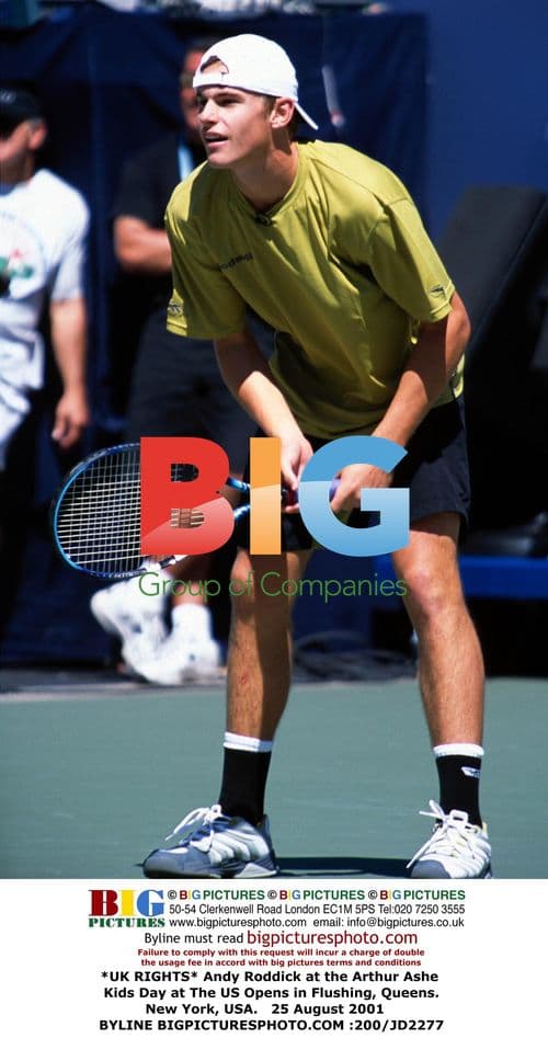 Andy Roddick at Arthur Ashe Kids Day at US Open