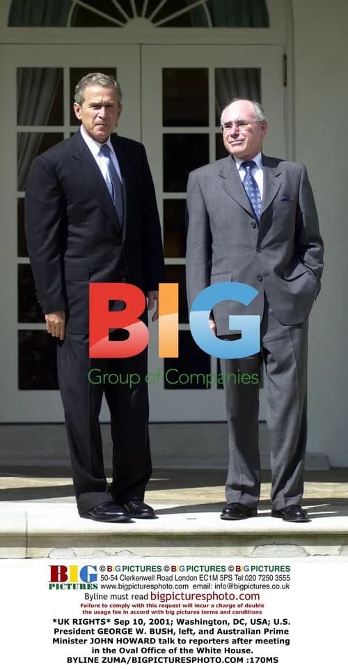 Bush and Howard Oval Office Meeting