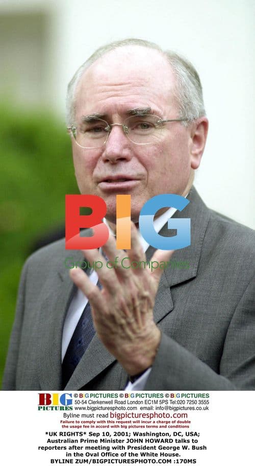 Australian PM John Howard meets with Pres. Bush