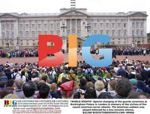 Changing of the Guards Ceremony at Buckingham Palace