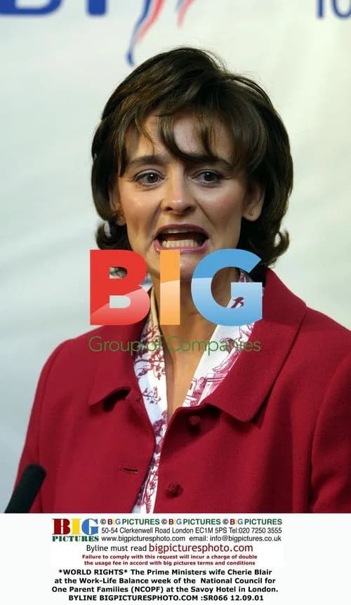 Cherie Blair at Work-Life Balance Event
