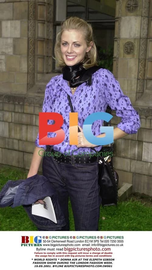 Donna Air at Elspeth Gibson Fashion Show