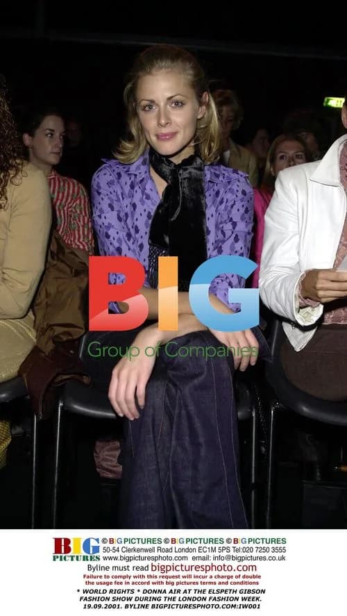 Donna Air at Elspeth Gibson Fashion Show