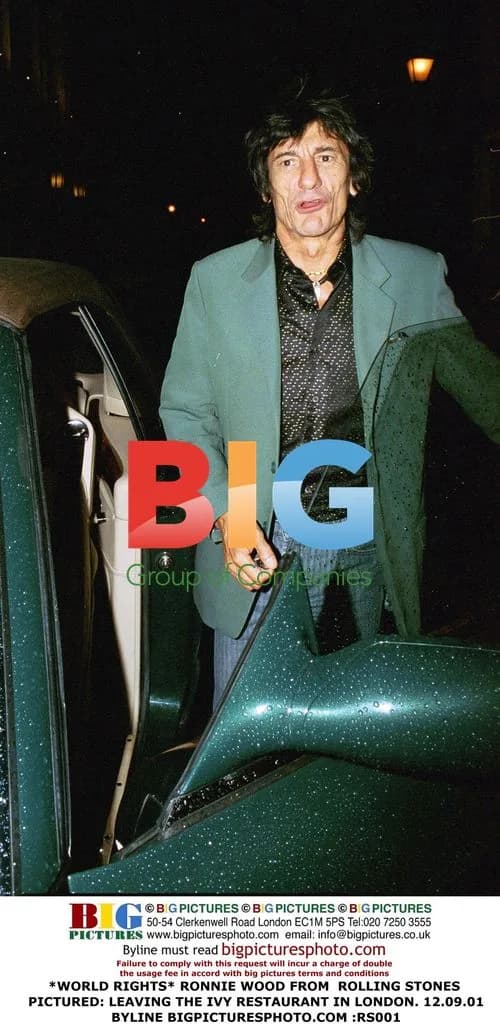 Ronnie Wood Leaves The Ivy Restaurant, London
