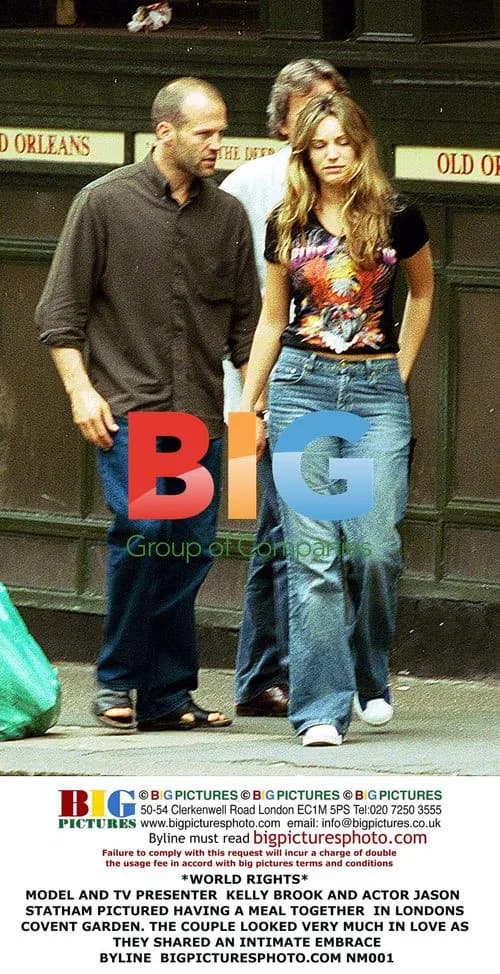 Kelly Brook and Jason Statham in Covent Garden