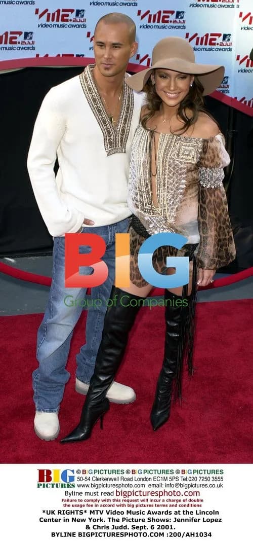 Jennifer Lopez & Chris Judd at MTV VMAs