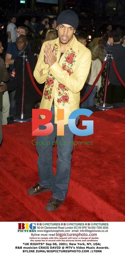 Craig David at 2001 MTV VMAs